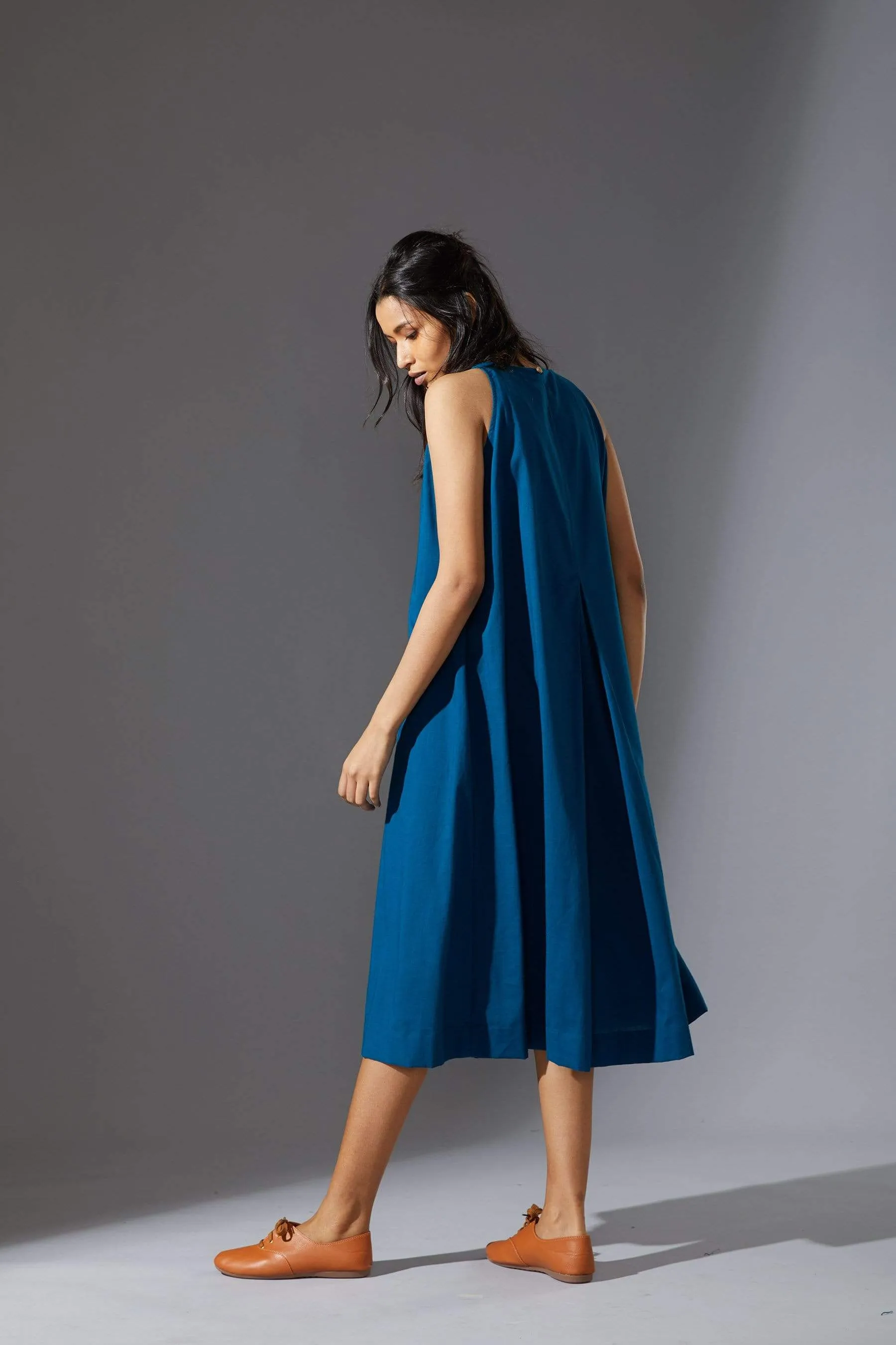 Mati Vita Aakaar Blue Dress