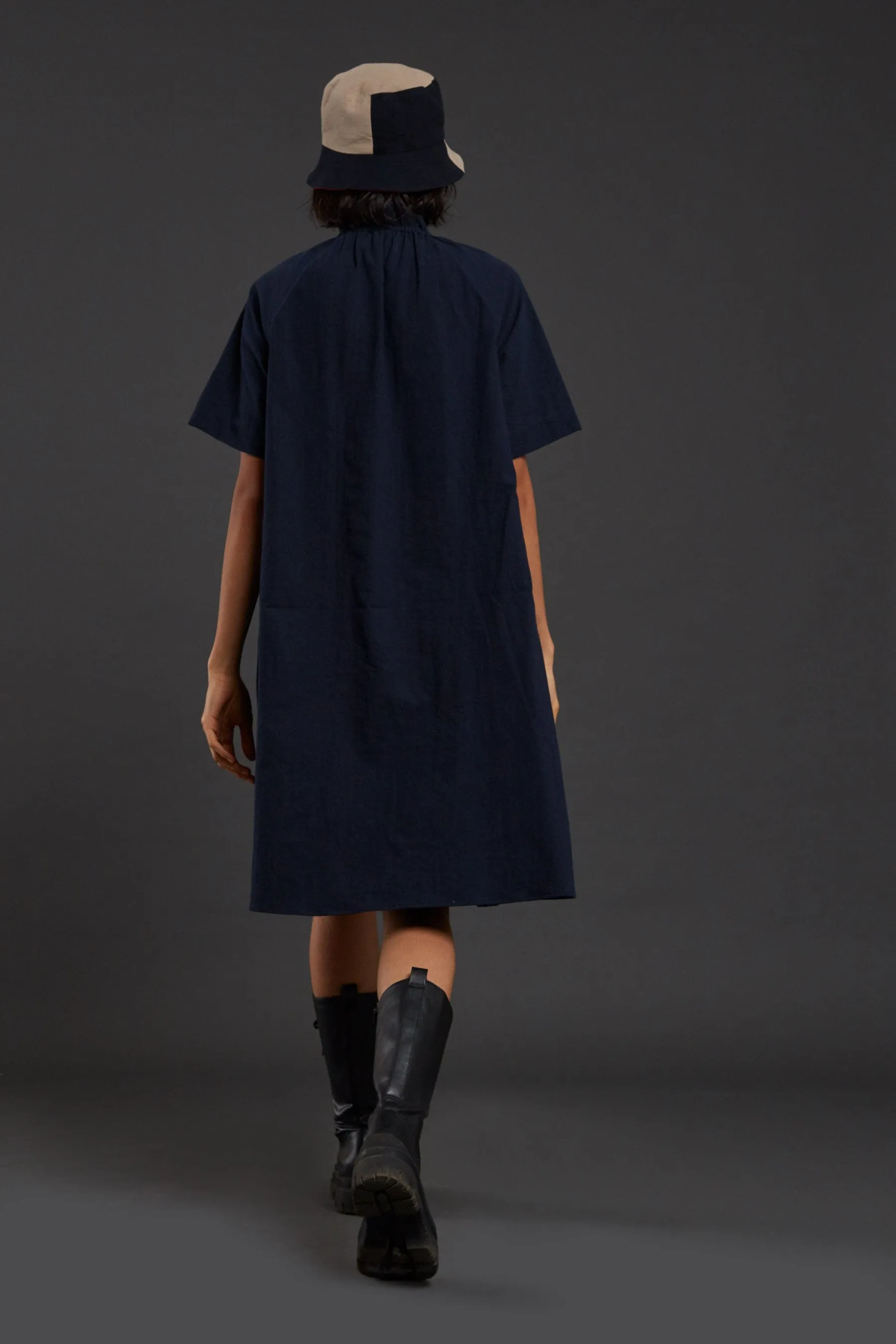 Navy Blue Tora Dress