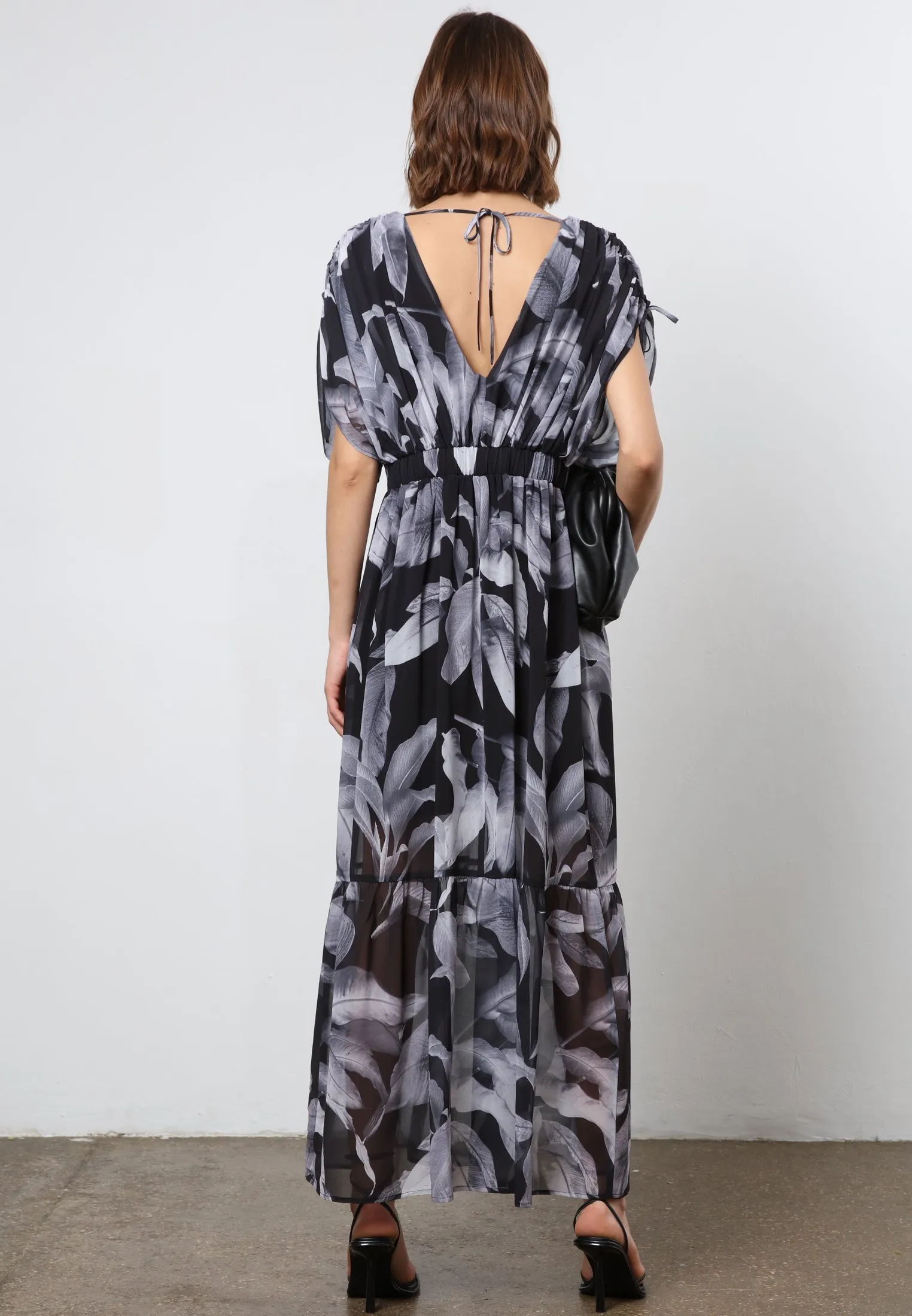 RADIANT MAXI DRESS BOTANIC BLACK