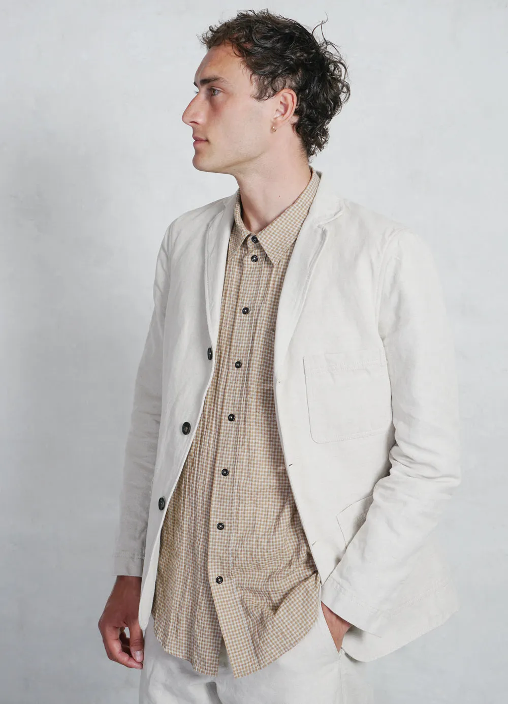 REIDAR | Loose Fit Short Sleeve Shirt | Brown Checks