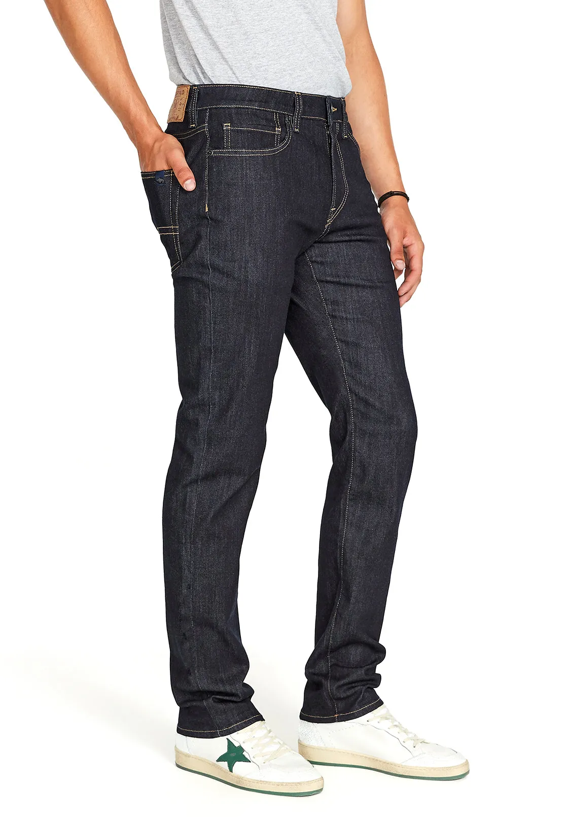 Relaxed Tapered Ben Men's Rinsed Blue Jeans - BM22638