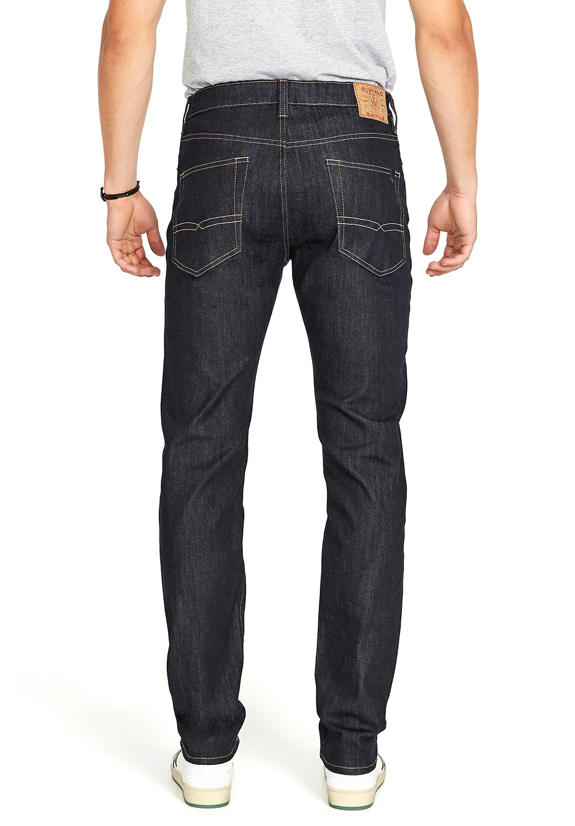 Relaxed Tapered Ben Men's Rinsed Blue Jeans - BM22638