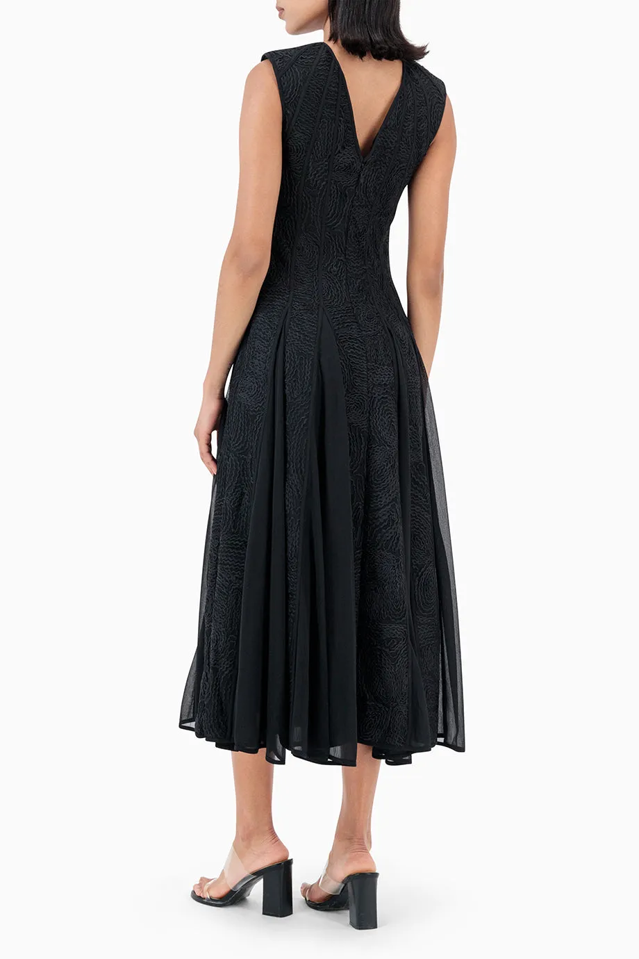 Soleil Lace Midi Dress