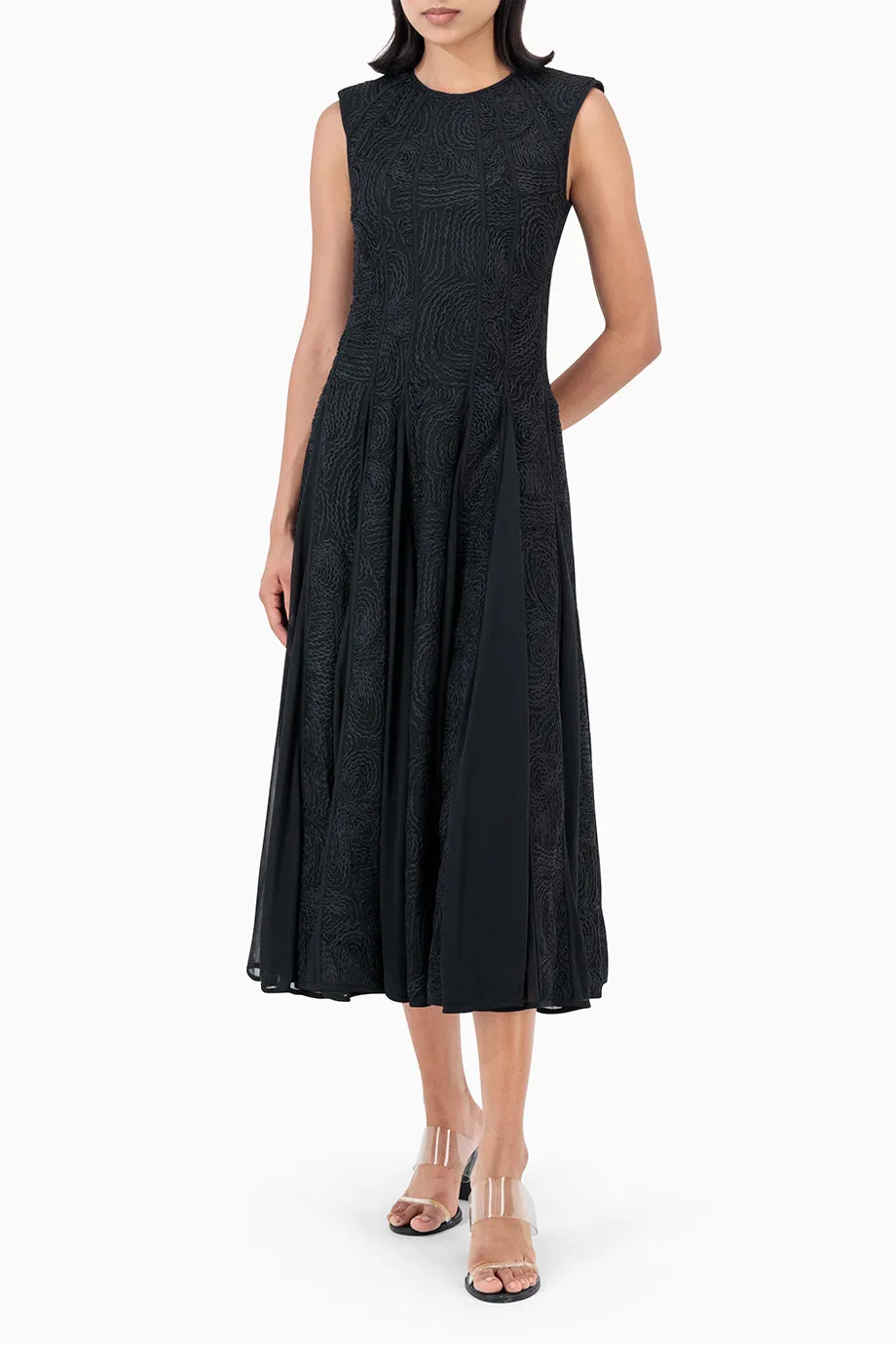 Soleil Lace Midi Dress