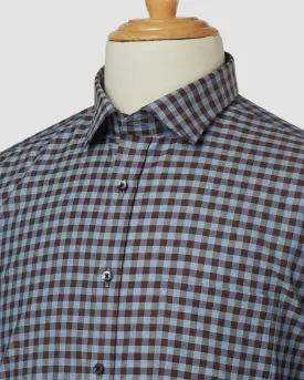 Somelos Blue Knight Checked Shirt