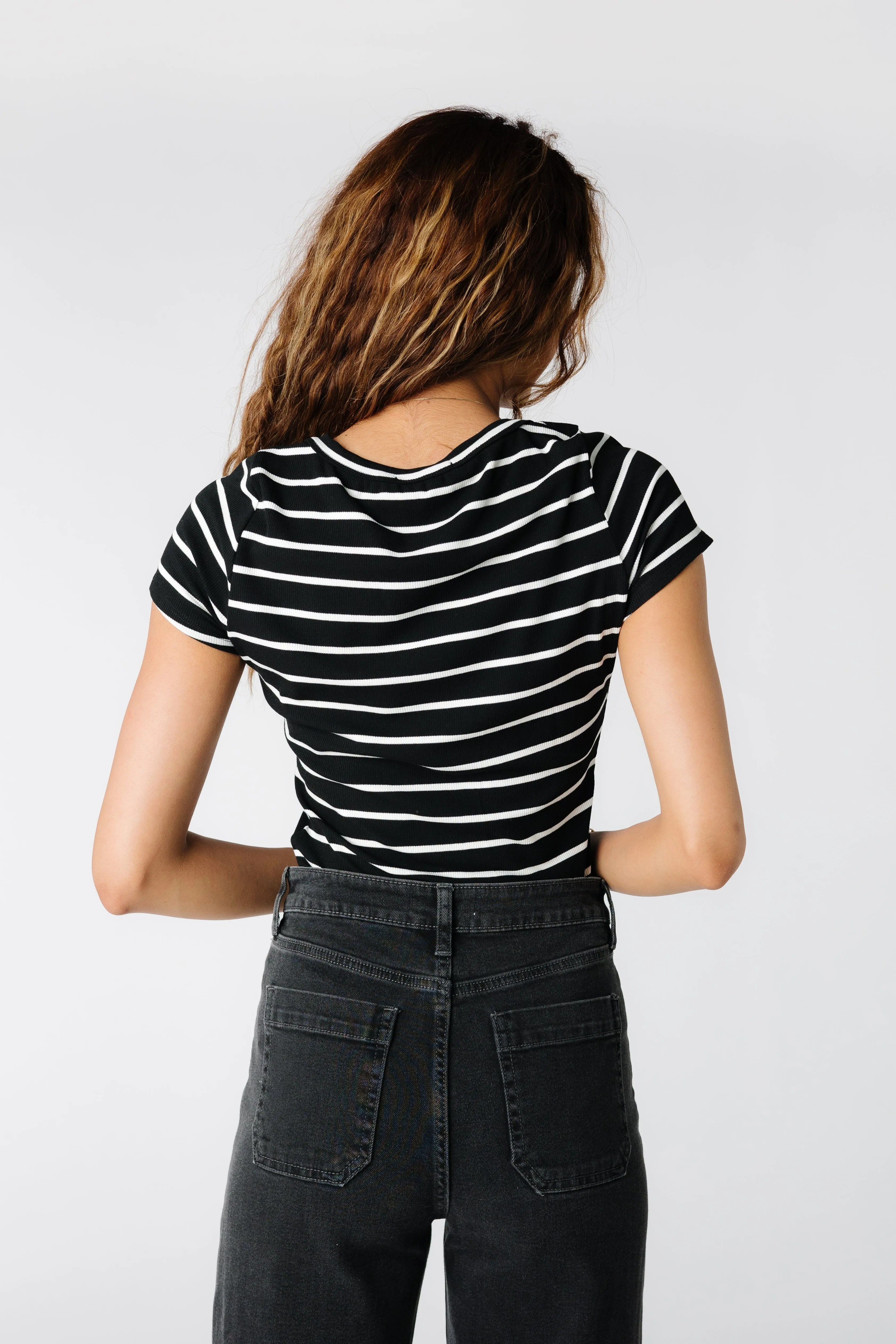 Stripes Ribbed Top