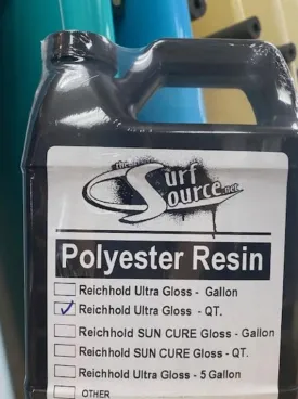 SURFSOURCE REICHHOLD ULTRA GLOSS Polyester Resin (1QT/.95L)