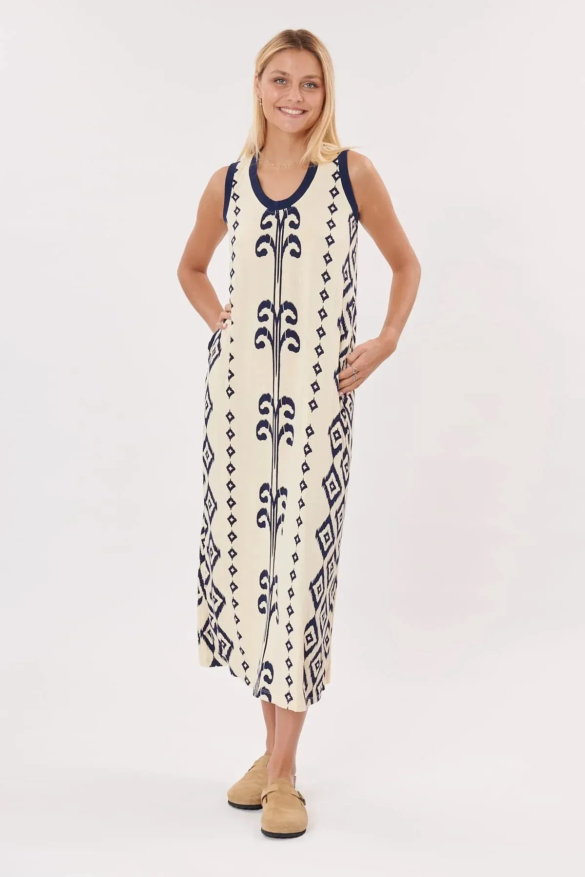 Talavera Dress-indigo