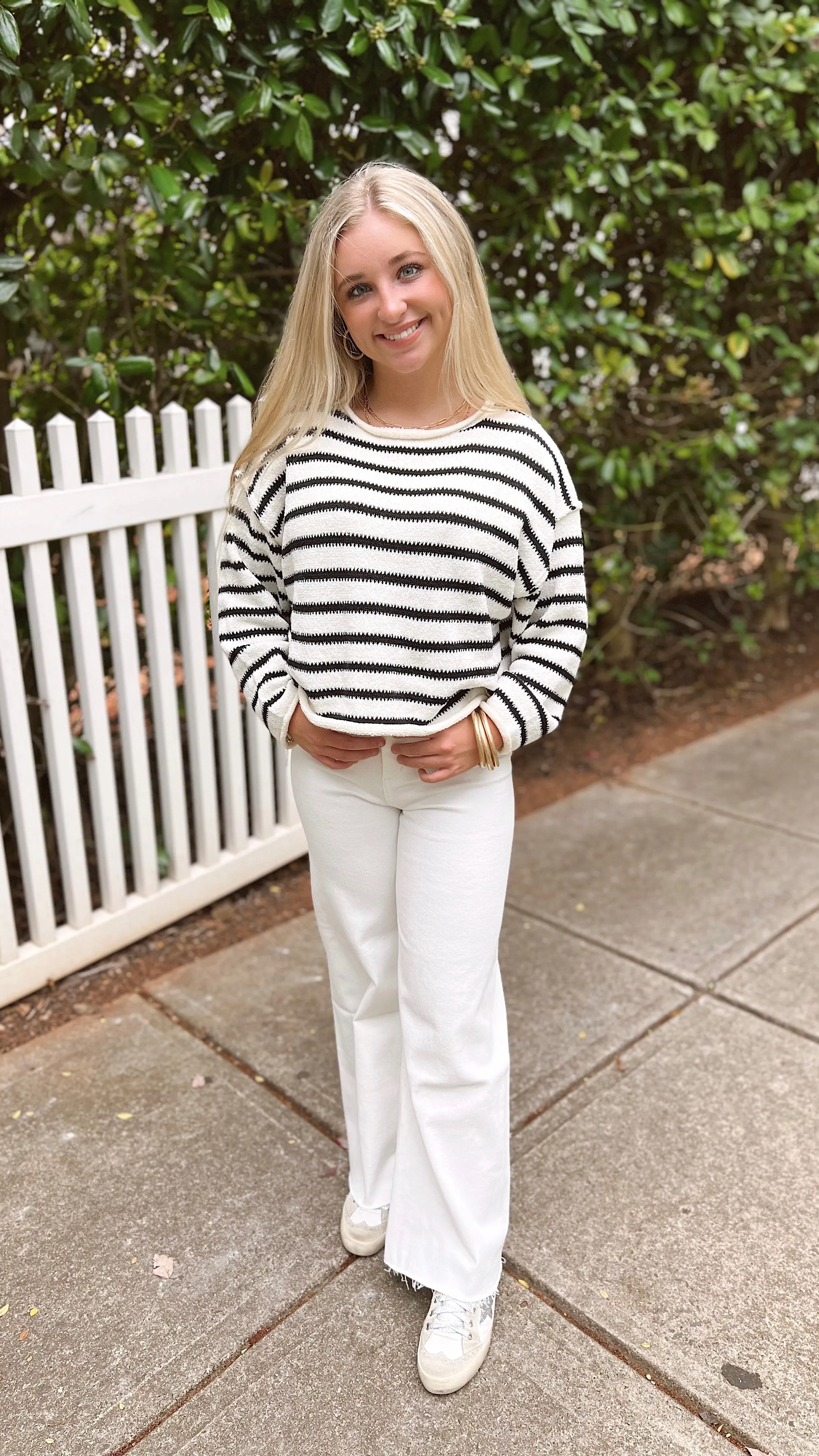 The Bella Striped Sweater