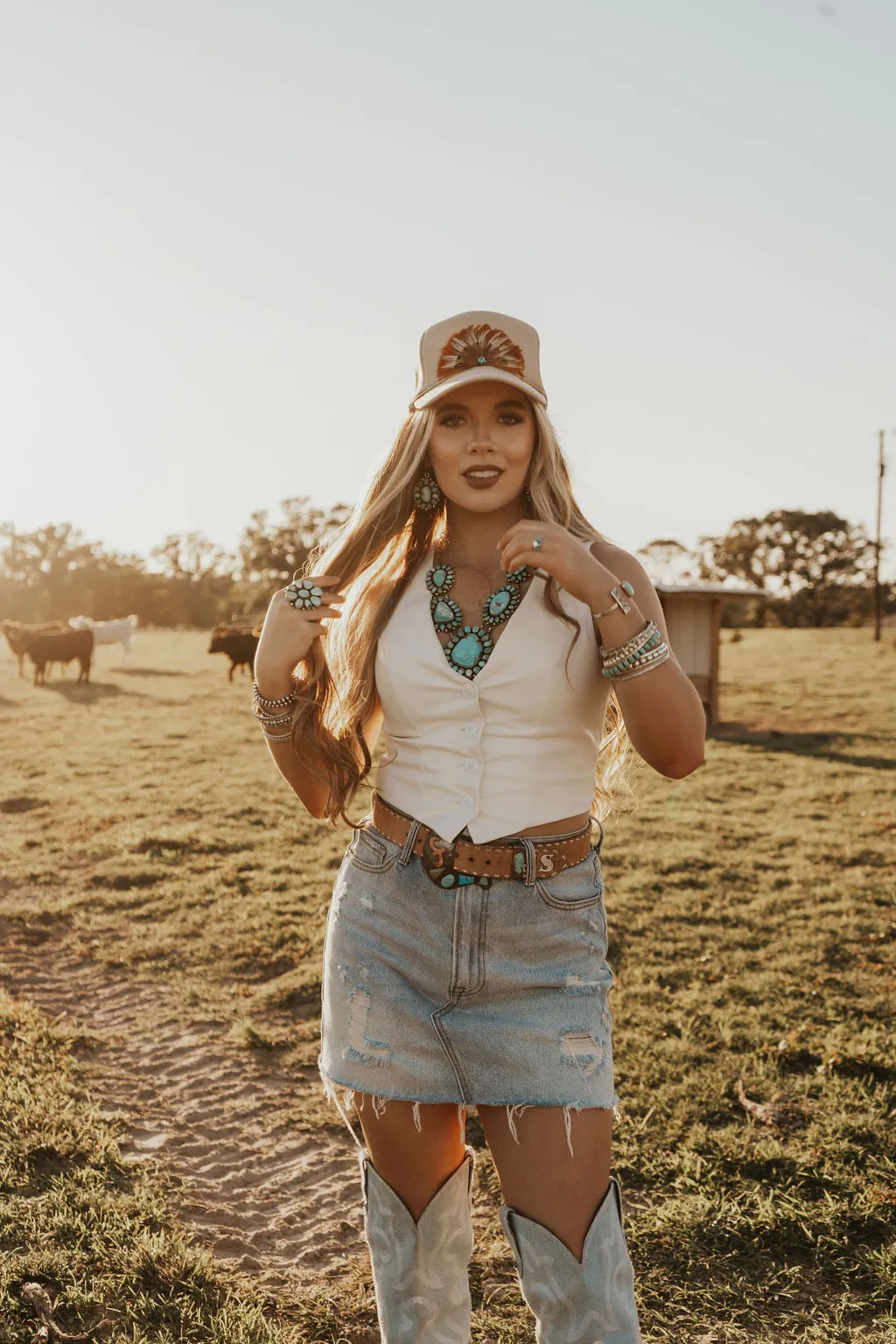 The Denim Darlin Skirt