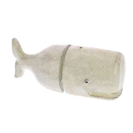 Whale Bookends - White